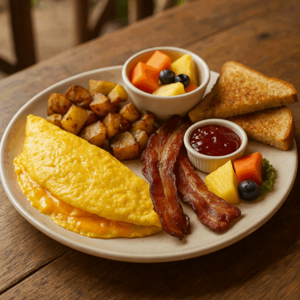 Cheddar Cheese Omelet