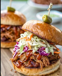 Shredded BBQ Beef Sandwich