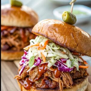 Shredded BBQ Beef Sandwich
